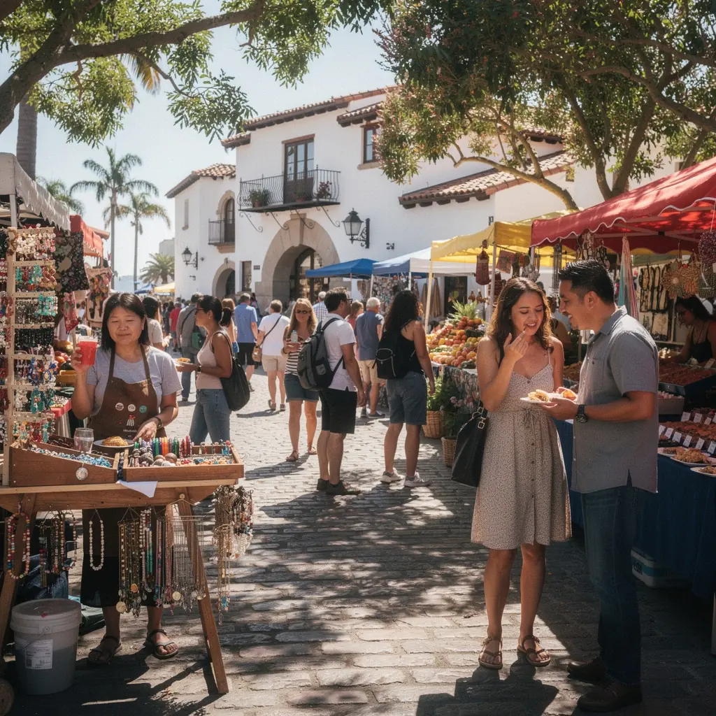 Автомобиль едет по извивающейся дороге, окруженной зелеными холмами и морским горизонтом.